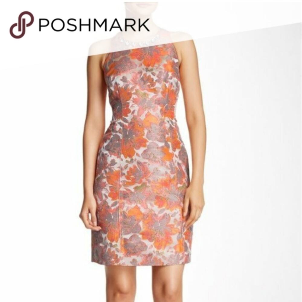 NWT Laundry by Shelli Segal Calypso Coral Dress